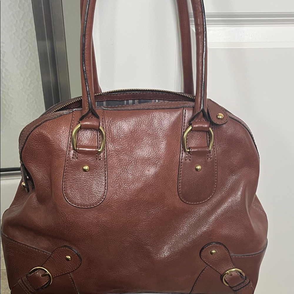 Banana Republic Dark Brown Leather Shoulder Bag